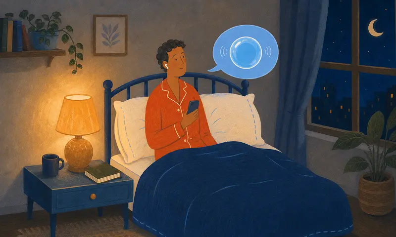 Talking with ORILO before bed